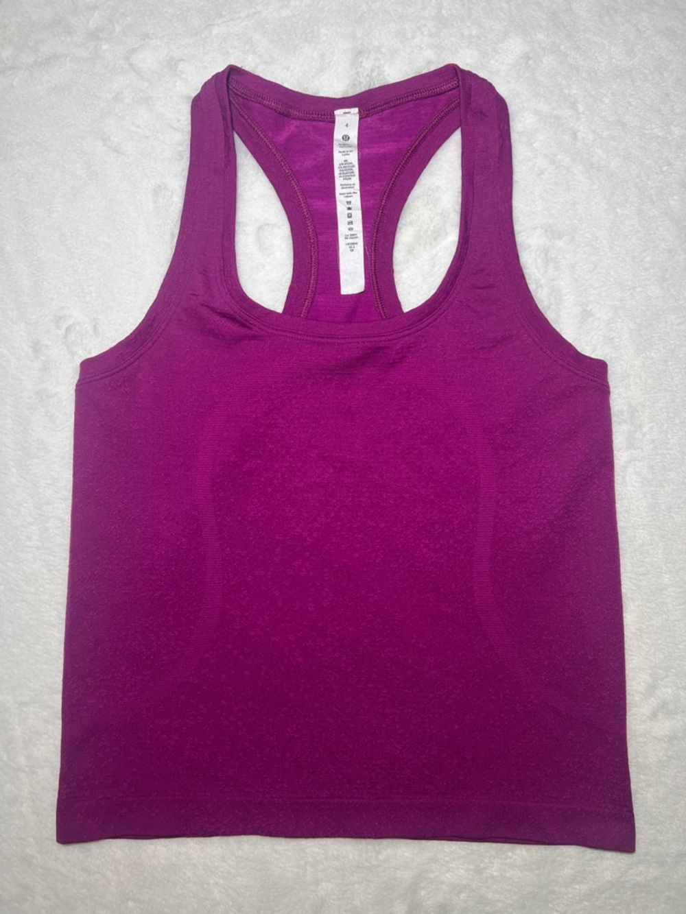 lululemon athletica Women's Racerback Tank in Magenta Plum
